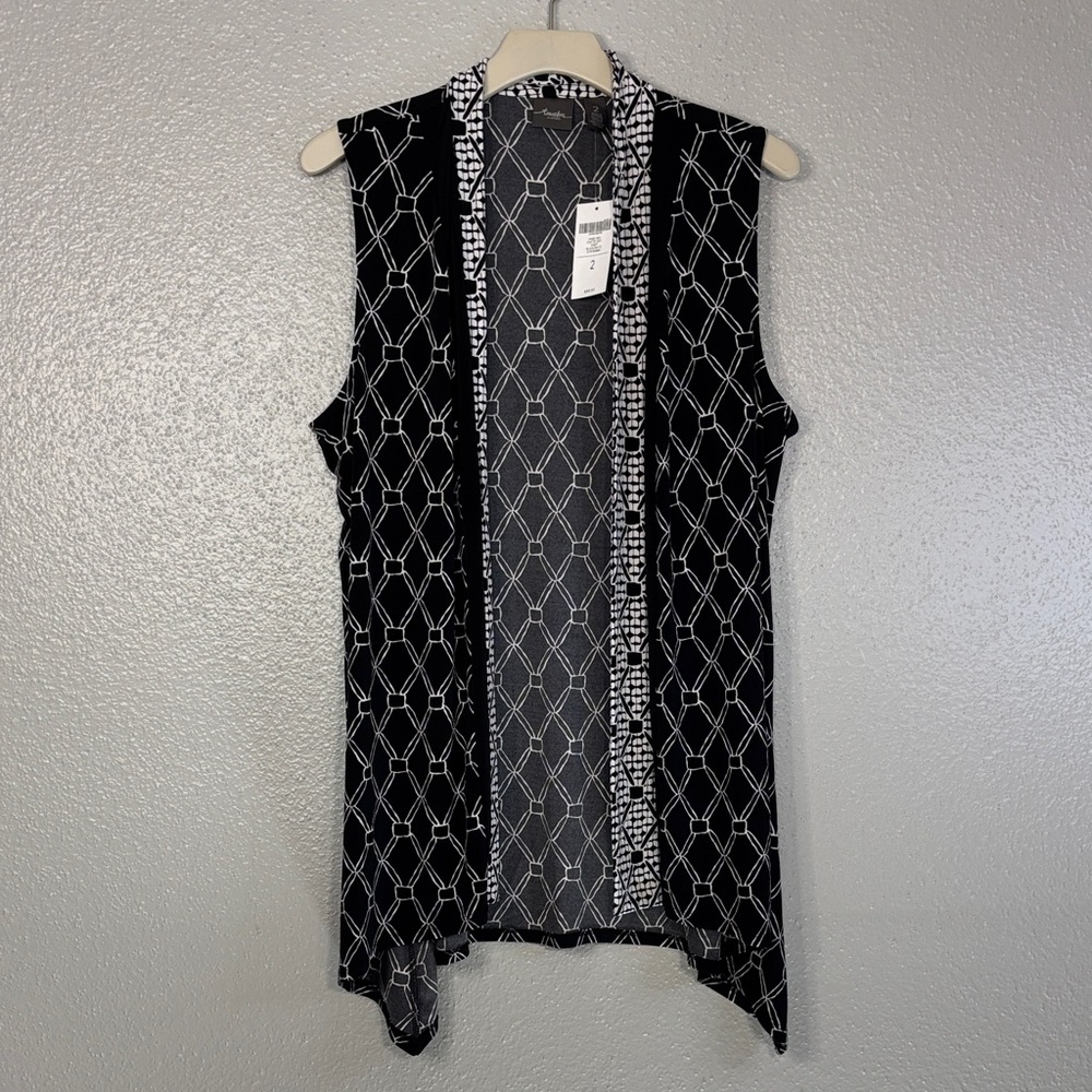 Travelers by Chico’s Geometric Pattern Vest